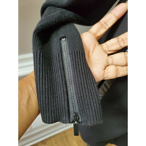 Cabi Women Black Rayon Long Sleeve Full Zip Front Zip Fitted Jacket Size Medium - Picture 5 of 12